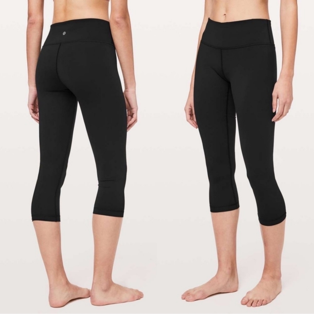 Lululemon Wunder Under Mid‎ Rise Crop Capri Leggings